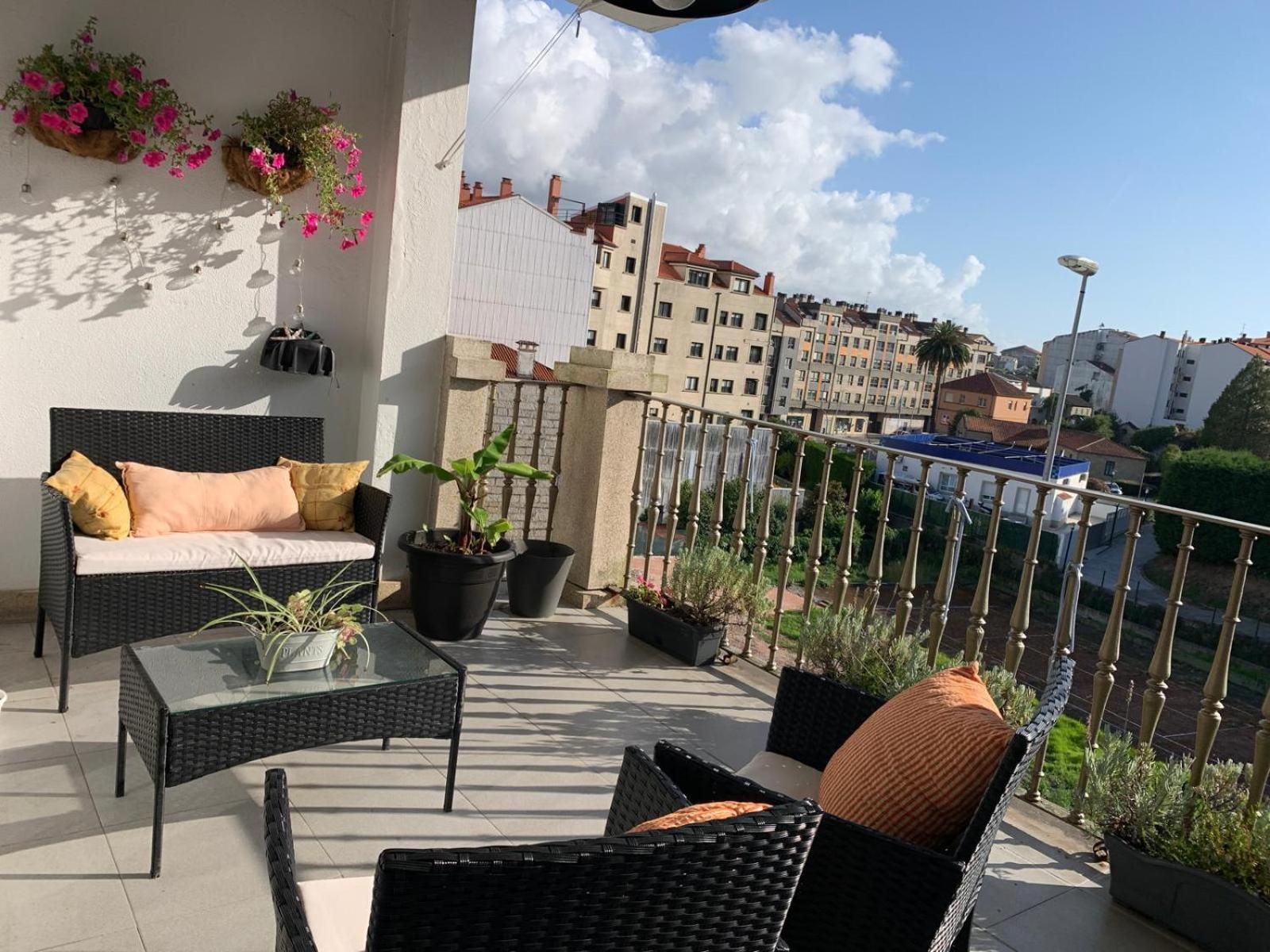 A Barca, Vivienda De Uso Turistico Apartment Poio Bagian luar foto