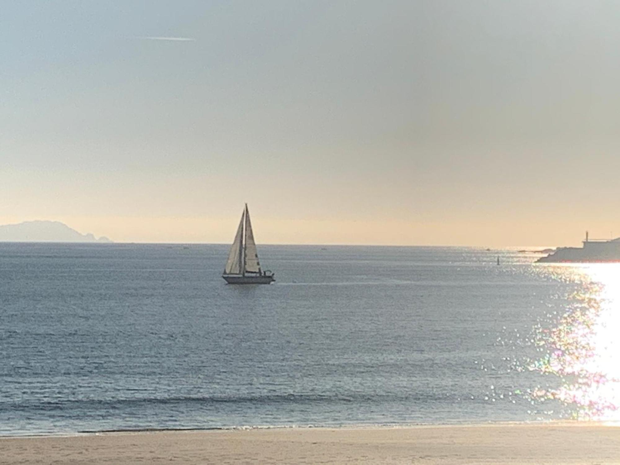 A Barca, Vivienda De Uso Turistico Apartment Poio Bagian luar foto